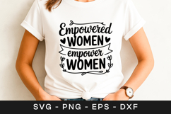 Empowered Women Empower Women SVG PNG Product Image 1