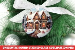 Christmas Round Ornament PNG | Christmas | Sublimation | PNG Product Image 1