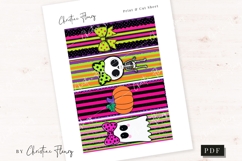 Printable Cartoon Halloween Bookmarks Product Image 3