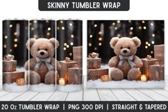 Christmas Tumbler Sublimation Wrap | Christmas Product Image 1