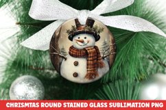 Christmas Round Ornament PNG | Christmas | Sublimation | PNG Product Image 1