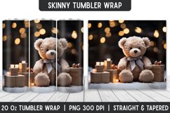 Christmas Tumbler Sublimation Wrap | Christmas Product Image 1