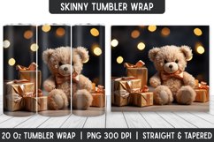 Christmas Tumbler Sublimation Wrap | Christmas Product Image 1