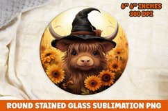 Halloween Round Sublimation PNG | Halloween Sublimation Product Image 1