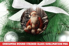 Christmas Round Ornament PNG | Christmas | Sublimation | PNG Product Image 1