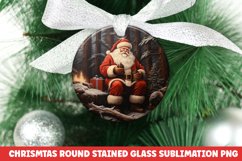 Christmas Round Ornament PNG | Christmas | Sublimation | PNG Product Image 1