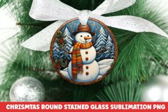 Christmas Round Ornament PNG | Christmas | Sublimation | PNG Product Image 1