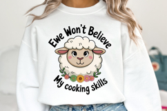 Ewe won't believe my cooking skills SVG Design | SVG Product Image 2