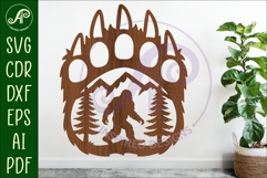 Bear paw print wall sign Bundle Product Image 2