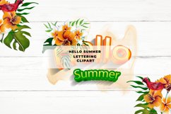 Watercolor Tropical Lettering Product Image 1
