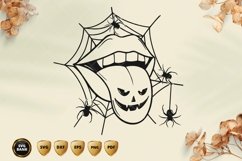 Halloween SVG, Spider pumpkin svg Product Image 2