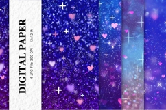 Heart Pattern Valentines Background Wallpaper Digital Paper Product Image 1