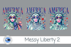 Messy Liberty PNG Clipart 2 Product Image 2