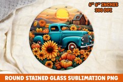Halloween Round Sublimation PNG | Halloween Sublimation Product Image 1
