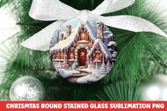 Christmas Round Ornament PNG | Christmas | Sublimation | PNG Product Image 1