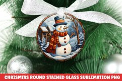 Christmas Round Ornament PNG | Christmas | Sublimation | PNG Product Image 1