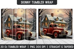 Christmas Tumbler Wrap | Tumbler | Christmas Sublimation Product Image 1