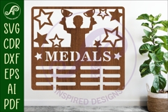 Little boy medals holder laser cut Product Image 1