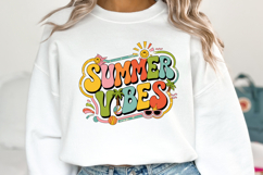 Summer Vibes SVG Design | SVG Cut files Product Image 2