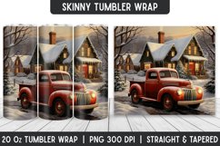 Christmas Tumbler Wrap | Tumbler | Christmas Sublimation Product Image 1