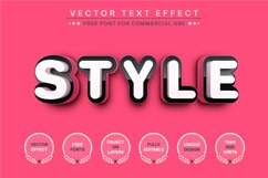 3D Abstract - Editable Text Effect, Font Style Product Image 3