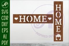 Home Word wall art sign, SVG file Product Image 1