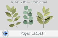 PNG Paper Leaves 1 Product Image 2