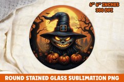 Halloween Round Sublimation| Sublimation | Pumpkin | Skull Product Image 1