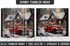 Christmas Tumbler Wrap | Tumbler | Christmas Sublimation Product Image 1