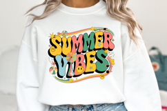 Summer Vibes SVG Design | SVG Cut files Product Image 2