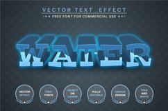 Water river - editable text effect, font style Product Image 5