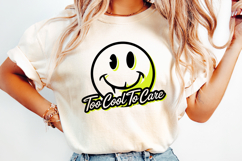 Too Cool to care SVG | Quotes| SVG Cut Files Product Image 2