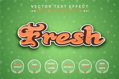 Sweet Carrot - Editable Text Effect, Font Style Product Image 4