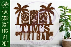 Tiki bar personalized name sign Product Image 1