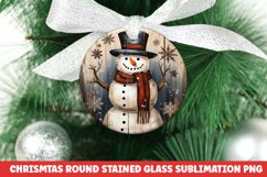Christmas Round Ornament PNG | Christmas | Sublimation | PNG Product Image 1