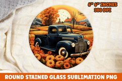 Halloween Round Sublimation PNG | Halloween Sublimation Product Image 1