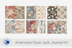 Americana Floral Junk Journal Folder Kit Product Image 4