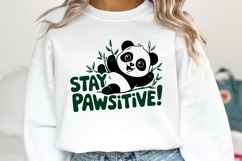 Stay Pawsitive SVG | Quotes| SVG Cut Files Product Image 2
