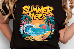 Summer Vibes SVG Design | SVG Cut files Product Image 2