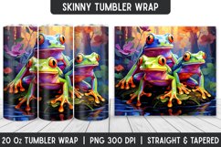 Tumbler Sublimation Wrap | 3D Sublimation | Skinny Tumbler Product Image 1