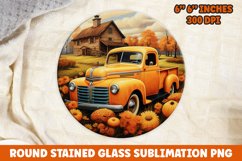 Halloween Round Sublimation PNG | Halloween Sublimation Product Image 1