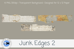 Junk Journal PNG Edges 2 Product Image 2