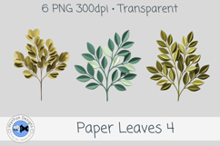 PNG Paper Leaves 4 Product Image 2