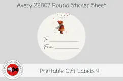 Christmas Printable Gift Labels 4 Product Image 2