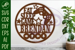Gamer theme laser cut name sign Product Image 1