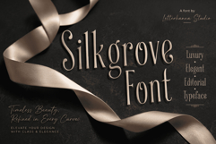 Silkgrove Font | Luxury | Elegant | Editorial Typeface Product Image 7
