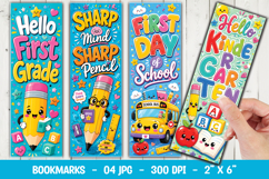 First Grade Bookmark Sublimation Product Image 1