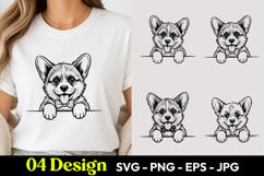 Chihuahua Dog Face SVG PNG Product Image 1