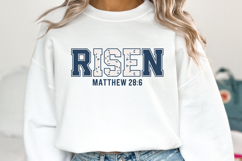 Risen Matthew 28 6 SVG Design | SVG Cut files Product Image 2