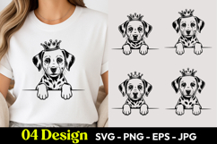 Crown Puppy SVG PNG Product Image 1